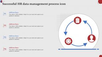 Successful HR Data Management Process Icon