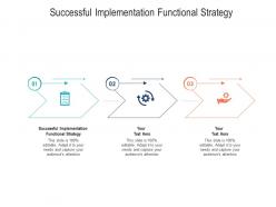 Successful implementation functional strategy ppt powerpoint presentation inspiration information cpb