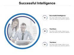 Successful intelligence ppt powerpoint presentation portfolio aids cpb