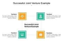 Successful joint venture example ppt powerpoint presentation file format ideas cpb