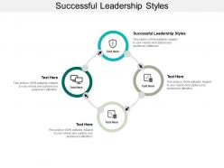 Successful leadership styles ppt powerpoint presentation ideas influencers cpb