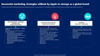 Successful Marketing Strategies Utilized By Apple To Emerge Global Brand Branding SS V