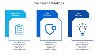 Successful meetings ppt powerpoint presentation model master slide cpb