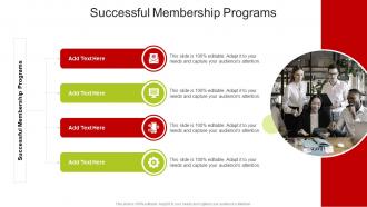 Successful Membership Programs In Powerpoint And Google Slides Cpb