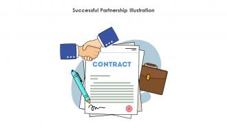 Successful Partnership Illustration