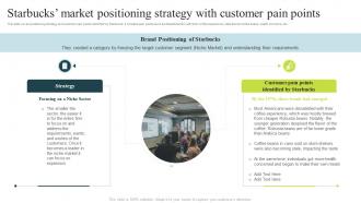 Successful Product Positioning Guide Starbucks Market Positioning Strategy With Customer Pain Points