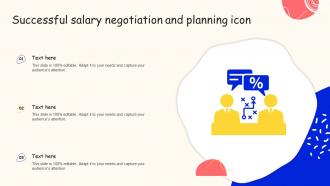 Successful Salary Negotiation And Planning Icon