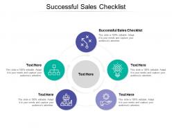Successful sales checklist ppt powerpoint presentation gallery styles cpb