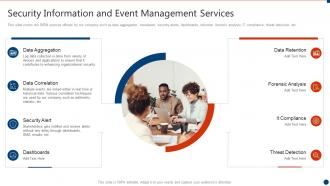 Successful siem strategies audit compliance security information event management services