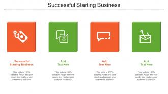 Successful Starting Business Ppt Powerpoint Presentation Infographics Guide Cpb