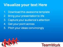 Successful team business powerpoint templates and powerpoint backgrounds 0511