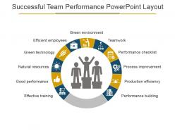 Successful team performance powerpoint layout