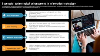 Successful Technological Advancement In Information Technology