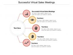 Successful virtual sales meetings ppt powerpoint presentation icon graphic tips cpb