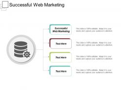 Successful web marketing ppt powerpoint presentation gallery slideshow cpb