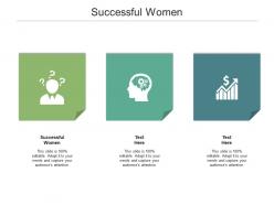Successful women ppt powerpoint presentation styles maker cpb