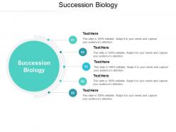 Succession biology ppt powerpoint presentation summary infographic template cpb