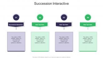 Succession Interactive In Powerpoint And Google Slides Cpb