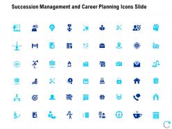 Succession management and career planning icons slide arrows l817 ppt portrait