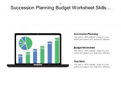 Succession planning budget worksheet skills matrix annual budgeting cpb