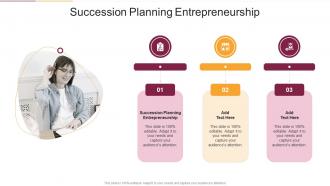 Succession Planning Entrepreneurship In Powerpoint And Google Slides Cpb