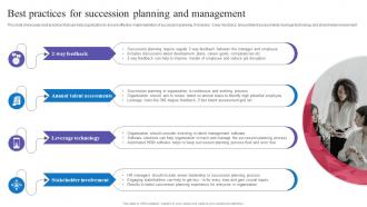 Succession Planning For Employee Best Practices For Succession Planning And Management