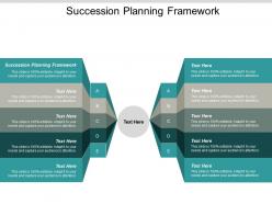 Succession planning framework ppt powerpoint presentation ideas inspiration cpb
