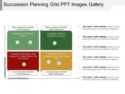 Succession Planning Grid Ppt Images Gallery
