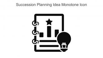 Succession Planning Idea Monotone Icon In Powerpoint Pptx Png And Editable Eps Format