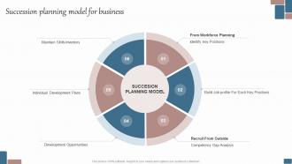 Succession Planning Model For Business Effective Succession Planning Process For Talent Development