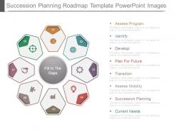 Succession planning roadmap template powerpoint images