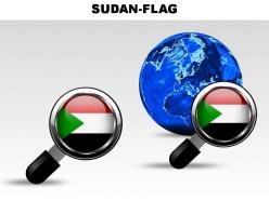 Sudan country powerpoint flags