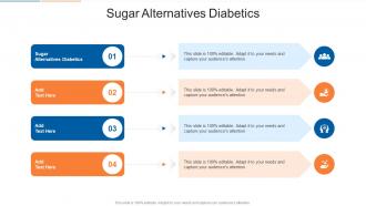 Sugar Alternatives Diabetics In Powerpoint And Google Slides Cpb