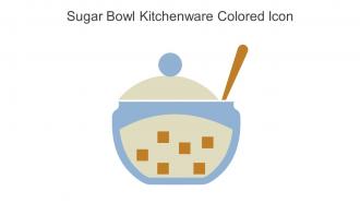 Sugar Bowl Kitchenware Colored Icon In Powerpoint Pptx Png And Editable Eps Format