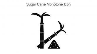 Sugar Cane Monotone Icon In Powerpoint Pptx Png And Editable Eps Format