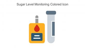 Sugar Level Monitoring Colored Icon In Powerpoint Pptx Png And Editable Eps Format