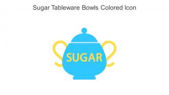 Sugar Tableware Bowls Colored Icon In Powerpoint Pptx Png And Editable Eps Format