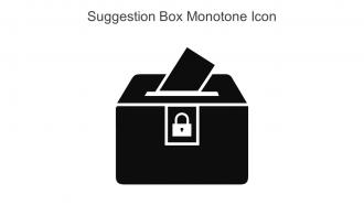 Suggestion Box Monotone Icon In Powerpoint Pptx Png And Editable Eps Format