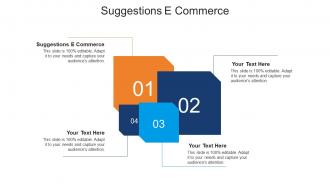 Suggestions e commerce ppt powerpoint presentation show layouts cpb