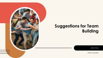 Suggestions For Team Building PPT Guidelines AT Suggestions For Team Building PPT Guidelines AT