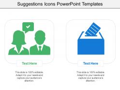 Suggestions icons powerpoint templates