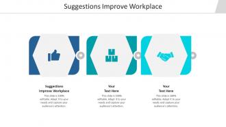 Suggestions improve workplace ppt powerpoint presentation ideas template cpb