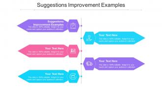 Suggestions Improvement Examples Ppt Powerpoint Presentation Portfolio Gallery Cpb