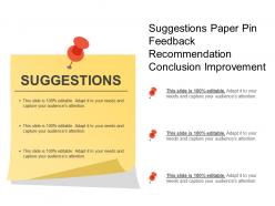 Suggestions paper pin feedback recommendation conclusion improvement