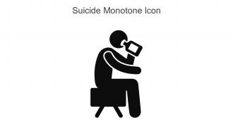 Suicide Monotone Icon In Powerpoint Pptx Png And Editable Eps Format