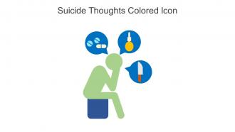 Suicide Thoughts Colored Icon In Powerpoint Pptx Png And Editable Eps Format