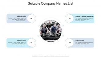 Suitable Company Names List In Powerpoint And Google Slides Cpb