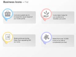 Suitcase plant growth graph solution ppt icons graphics