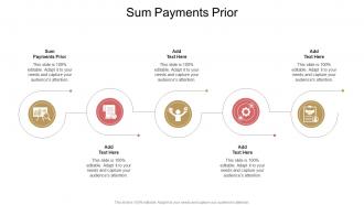 Sum Payments Prior In Powerpoint And Google Slides Cpb
