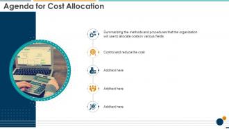 Summarizing Methods Procedures Agenda For Cost Allocation Ppt Introduction
